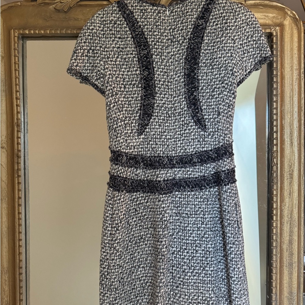 Authentic! Chanel 2013 Black and White Tweed Dress - Picture 2 of 10